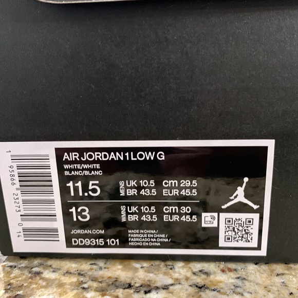 Air Jordan 1 Low G. Golf shoes. - Picture 7 of 7